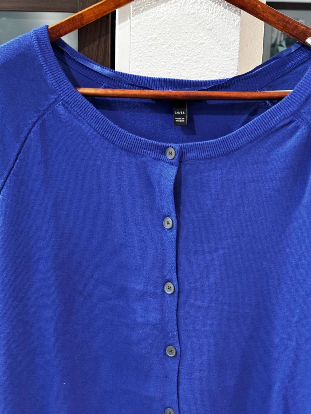 Lane Bryant Cardigan - Royal Blue Size 14/16 - Picture 4 of 8